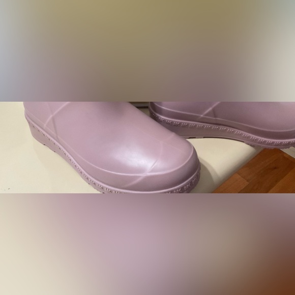 The Michael Kors rain boots in the image are light  lavender in color Final Sale - Picture 4 of 5
